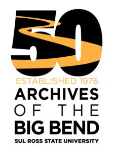 50th Anniversary commemorative logo designed by Robert Greeson for the Archives of the Big Bend.